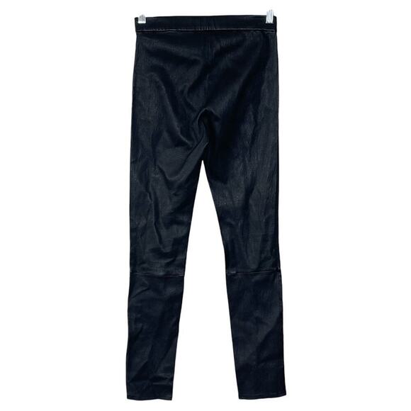 Baldwin Kansas City Hailey Genuine Leather Black Leggings Size S - Picture 2 of 10